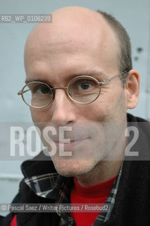 Canadian writer and illustrator Chester Brown, author of graphic novels Louis Riel, and  The Playboy and winner of 3 Harvey Awards and a Will Eisner Comic Industry Award, at the Vancouver International Writers and Readers Festival...Copyright©Pascal Saez/Writer Pictures/Rosebud2