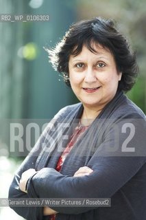 Yasmin Alibhai-Brown, writer, at the Woodstock Literary Festival, Woodstock, Oxfordshire, UK, September 18, 2010. ..©Geraint Lewis/Writer Pictures/Rosebud2