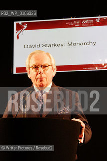 David Starkey @ Bath Lit Fest 2007
©Writer Pictures/Rosebud2