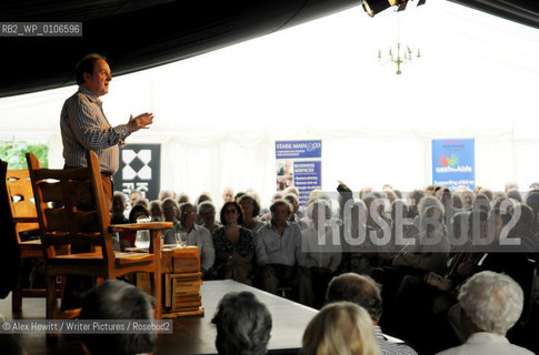 James Naughtie during his event at the Borders Book Festival 2010..The festival runs from Thursday 17th June to Sunday 20th June.for further info please go to the website at www.bordersbookfestival.org or contact Nicky Stonehill on 07740 681 560 or nicky@stonehillsalt.co.uk..Copyright©Alex Hewitt/Writer Pictures/Rosebud2