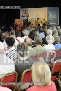 James Naughtie during his event at the Borders Book Festival 2010..The festival runs from Thursday 17th June to Sunday 20th June.for further info please go to the website at www.bordersbookfestival.org or contact Nicky Stonehill on 07740 681 560 or nicky@stonehillsalt.co.uk..Copyright©Alex Hewitt/Writer Pictures/Rosebud2