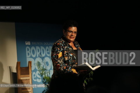 Jackie Kay.Events at the Borders Book Festival 2010..The festival runs from Thursday 17th June to Sunday 20th June.for further info please go to the website at www.bordersbookfestival.org or contact Nicky Stonehill on 07740 681 560 or nicky@stonehillsalt.co.uk..Copyright©Lloyd Smith/Writer Pictures/Rosebud2