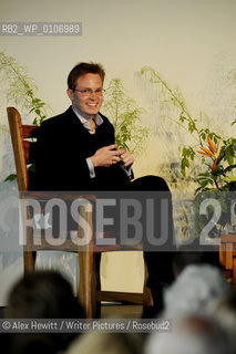 Lord Douglas Hurd with Edward Young at the Borders Book Festival 2010..The festival runs from Thursday 17th June to Sunday 20th June.for further info please go to the website at www.bordersbookfestival.org or contact Nicky Stonehill on 07740 681 560 or nicky@stonehillsalt.co.uk..Copyright©Alex Hewitt/Writer Pictures/Rosebud2