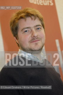 Grégoire Polletat Brusselss Bookfair march2007...Copyright©Edouard Smekens/Writer Pictures/Rosebud2