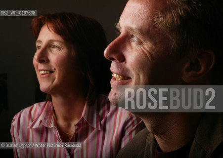 DJ and TV presenter Nicky Campbell and his birth sister Esther who have written a book about their adoption...Copyright©Graham Jepson/Writer Pictures/Rosebud2