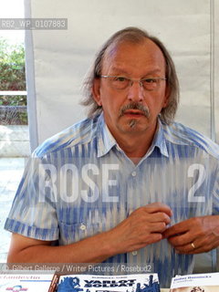 Didier Daeninckx, French author and left-wing politician, at the 2010 Festival International du Roman Noir (FIRN), in Frontignan, France, June 27, 2010..©.Gilbert Gallerne/Writer Pictures/Rosebud2