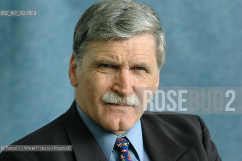26 August 2005-Edinburgh, UK- Canadian Army General Romeo Dallaire, author of the book Shaking Hands With The Devil at the Edinburgh International Book Festival..General Dallaire was leading the UN peacekeeping force in Rwanda in 1994, but was unable to prevent the genocide of the Tutsis by the Hutus...Copyright©Pascal S/Writer Pictures/Rosebud2