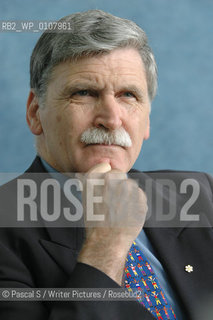 26 August 2005-Edinburgh, UK- Canadian Army General Romeo Dallaire, author of the book Shaking Hands With The Devil at the Edinburgh International Book Festival..General Dallaire was leading the UN peacekeeping force in Rwanda in 1994, but was unable to prevent the genocide of the Tutsis by the Hutus...Copyright©Pascal S/Writer Pictures/Rosebud2