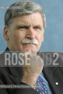 26 August 2005-Edinburgh, UK- Canadian Army General Romeo Dallaire, author of the book Shaking Hands With The Devil at the Edinburgh International Book Festival..General Dallaire was leading the UN peacekeeping force in Rwanda in 1994, but was unable to prevent the genocide of the Tutsis by the Hutus...Copyright©Pascal S/Writer Pictures/Rosebud2