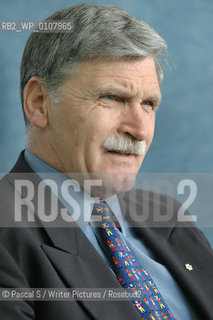 26 August 2005-Edinburgh, UK- Canadian Army General Romeo Dallaire, author of the book Shaking Hands With The Devil at the Edinburgh International Book Festival..General Dallaire was leading the UN peacekeeping force in Rwanda in 1994, but was unable to prevent the genocide of the Tutsis by the Hutus...Copyright©Pascal S/Writer Pictures/Rosebud2