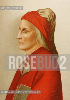 Dante Alighieri (1295-1321) Italian..copyright©NMG/Writer Pictures/Rosebud2