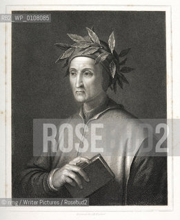Dante Alighieri (1295-1321) Italian..copyright©nmg/Writer Pictures/Rosebud2