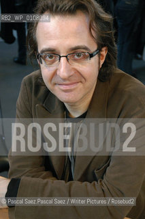 French writer Charles Dantzig at the Salon du Livre (Book Fair) in Paris, March 2006..Copyright©Pascal Saez.Pascal Saez/Writer Pictures/Rosebud2
