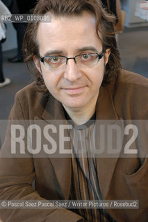 French writer Charles Dantzig at the Salon du Livre (Book Fair) in Paris, March 2006..Copyright©Pascal Saez.Pascal Saez/Writer Pictures/Rosebud2