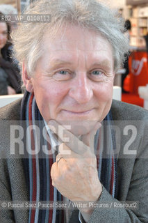 French writer Jacques Darras at the Salon du Livre (Book Fair) in Paris, March 2006..Copyright©Pascal Saez.Pascal Saez/Writer Pictures/Rosebud2