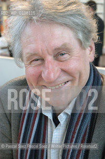 French writer Jacques Darras at the Salon du Livre (Book Fair) in Paris, March 2006..Copyright©Pascal Saez.Pascal Saez/Writer Pictures/Rosebud2