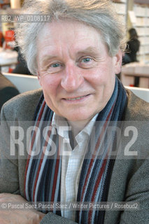 French writer Jacques Darras at the Salon du Livre (Book Fair) in Paris, March 2006..Copyright©Pascal Saez.Pascal Saez/Writer Pictures/Rosebud2