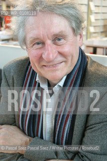 French writer Jacques Darras at the Salon du Livre (Book Fair) in Paris, March 2006..Copyright©Pascal Saez.Pascal Saez/Writer Pictures/Rosebud2