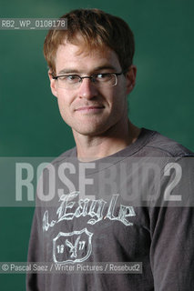 Canadian writer Craig Davidson, author of The Fighter, at the Edinburgh International Book Festival 2007. ..Copyright©Pascal Saez/Writer Pictures/Rosebud2