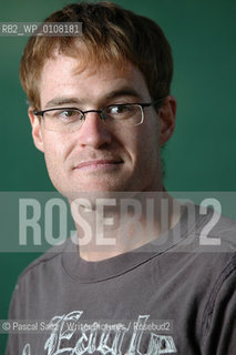 Canadian writer Craig Davidson, author of The Fighter, at the Edinburgh International Book Festival 2007. ..Copyright©Pascal Saez/Writer Pictures/Rosebud2