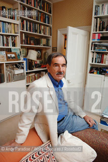 Hunter Davies at home in London..Copyright©Andy Paradise/Writer Pictures/Rosebud2