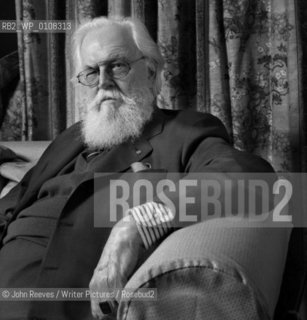 Robertson Davies, Novelist 1979.Writers in Canada Series by John Reeves..Copyright©John Reeves/Writer Pictures/Rosebud2