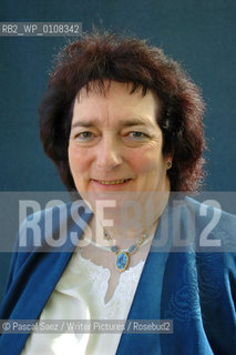Writer Lindsey Davis, author of Saturnalia, at the Edinburgh International Book Festival 2007. ..Copyright©Pascal Saez/Writer Pictures/Rosebud2