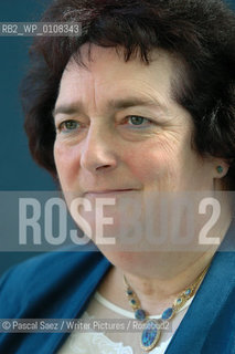 Writer Lindsey Davis, author of Saturnalia, at the Edinburgh International Book Festival 2007. ..Copyright©Pascal Saez/Writer Pictures/Rosebud2
