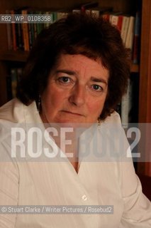 Lindsey Davis, English historical novelist, at her home in Greenwich, London, August 7, 2010...Copyright©Stuart Clarke/Writer Pictures/Rosebud2