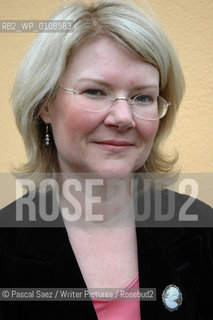 Canadian writer Maggie de Vries, author of childrens books Chance and the Butterfly, and Tale of a Great White Fish  at the Vancouver International Writers and Readers Festival...Copyright©Pascal Saez/Writer Pictures/Rosebud2