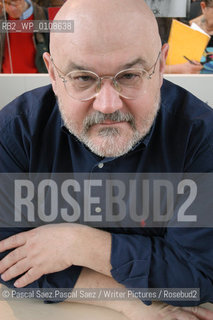 Writer Patrick Declerck at the Salon du Livre (Book Fair) in Paris, March 2006..Copyright©Pascal Saez.Pascal Saez/Writer Pictures/Rosebud2