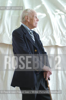 British writer and journalist William Deedes at the Edinburgh International Book Festival 2003..Copyright©Pascal saez.Pascal Saez/Writer Pictures/Rosebud2