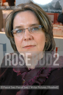 French Writer Florence Delaporte at the Salon du Livre (Book Fair) in Paris, March 2006..Copyright©Pascal Saez.Pascal Saez/Writer Pictures/Rosebud2