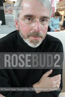 Writer Philippe Delerm at the Salon du Livre (Book Fair) in Paris, March 2006..Copyright©Pascal Saez.Pascal Saez/Writer Pictures/Rosebud2