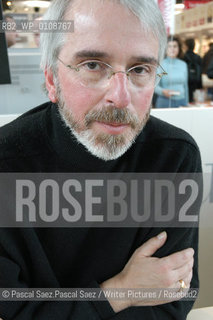 Writer Philippe Delerm at the Salon du Livre (Book Fair) in Paris, March 2006..Copyright©Pascal Saez.Pascal Saez/Writer Pictures/Rosebud2