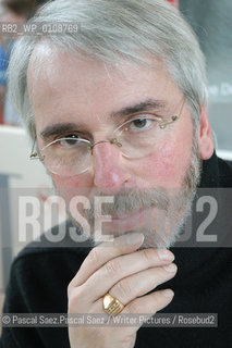 Writer Philippe Delerm at the Salon du Livre (Book Fair) in Paris, March 2006..Copyright©Pascal Saez.Pascal Saez/Writer Pictures/Rosebud2