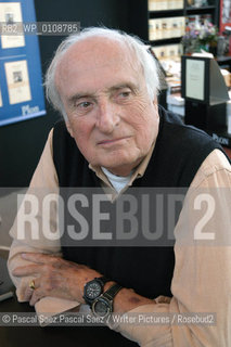 French politician and writer Jean-Francois Deniau at the Salon du Livre (Book Fair) in Paris, March 2006..Copyright©Pascal Saez.Pascal Saez/Writer Pictures/Rosebud2