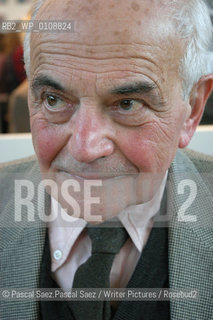 French writer Michel Deon at the Salon du Livre (Book Fair) in Paris, March 2006 ..Copyright©Pascal Saez.Pascal Saez/Writer Pictures/Rosebud2