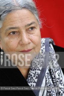 Indian writer Anita Desai, author of The Zigzag Way, at the Edinburgh International Book Festival 2004..Copyright©Pascal Saez.Pascal Saez/Writer Pictures/Rosebud2