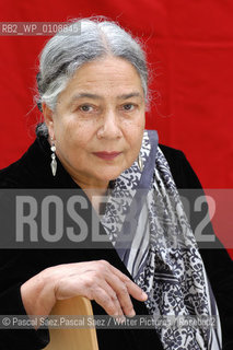Indian writer Anita Desai, author of The Zigzag Way, at the Edinburgh International Book Festival 2004..Copyright©Pascal Saez.Pascal Saez/Writer Pictures/Rosebud2