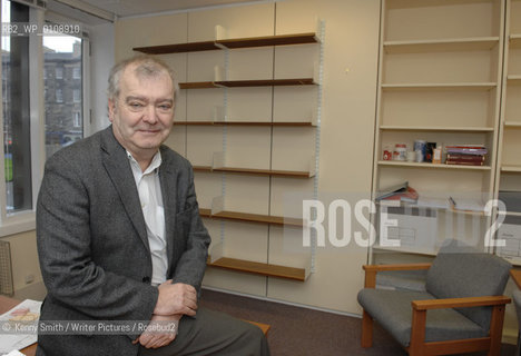 Tom Devine, Scottish author and historian, in his room in the William Robertson Building at Edinburgh University, Edinburgh, Scotland, 29/01/2009..©.Kenny Smith/Writer Pictures/Rosebud2