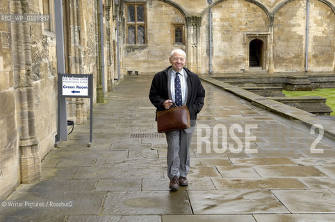 Colin Dexter,author of The Inspector Morse Books, at The Oxford Literary Festival in Chri©Writer Pictures/Rosebud2