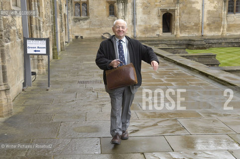 Colin Dexter,author of The Inspector Morse Books, at The Oxford Literary Festival in Chri©Writer Pictures/Rosebud2