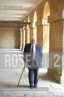 Colin Dexter, writer, at the Woodstock Literary Festival, Woodstock, Oxfordshire, UK, September 19, 2010. ..©Geraint Lewis/Writer Pictures/Rosebud2