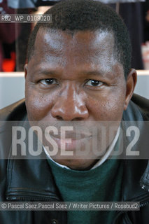  writer Ousmane Diarra  at the Salon du Livre (Book Fair) in Paris, March 2006..Copyright©Pascal Saez.Pascal Saez/Writer Pictures/Rosebud2