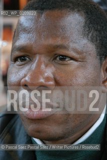  writer Ousmane Diarra  at the Salon du Livre (Book Fair) in Paris, March 2006..Copyright©Pascal Saez.Pascal Saez/Writer Pictures/Rosebud2