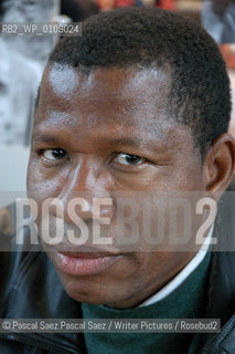  writer Ousmane Diarra  at the Salon du Livre (Book Fair) in Paris, March 2006..Copyright©Pascal Saez.Pascal Saez/Writer Pictures/Rosebud2