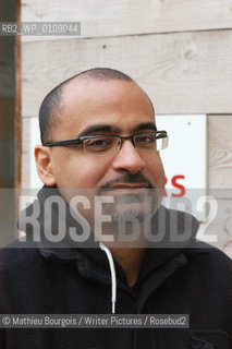 Junot Diaz, photographed in Paris..Copyright©Mathieu Bourgois/Writer Pictures/Rosebud2