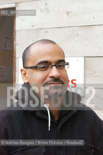 Junot Diaz, photographed in Paris..Copyright©Mathieu Bourgois/Writer Pictures/Rosebud2