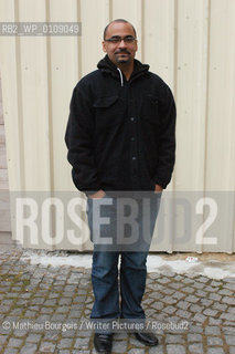 Junot Diaz, photographed in Paris..Copyright©Mathieu Bourgois/Writer Pictures/Rosebud2